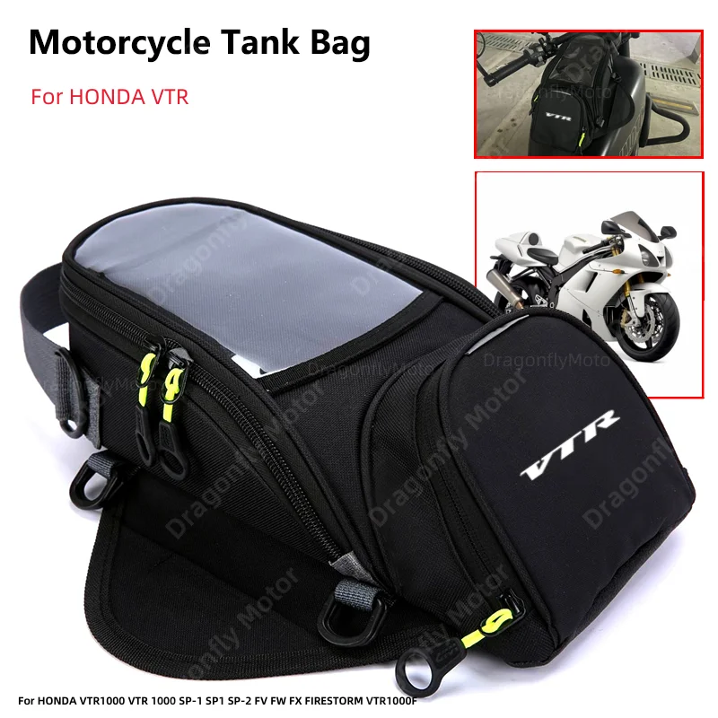 Motorcycle Fuel Bag Mobile Phone Navigation Tank For HONDA VTR1000 VTR 1000 SP-1 SP1 SP-2 FV FW FX FIRESTORM VTR1000F