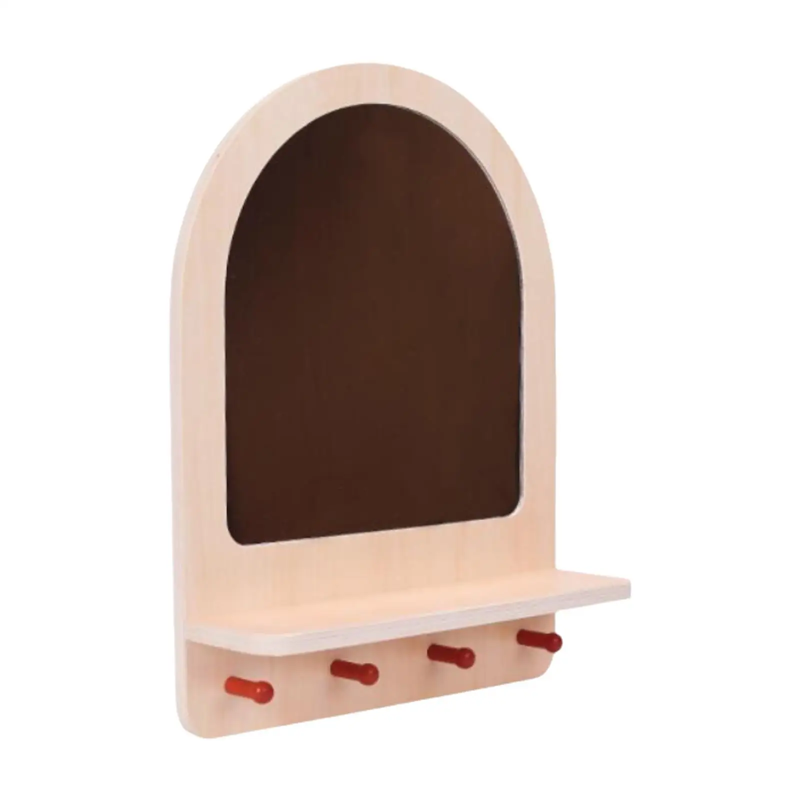 

Wooden Acrylic Wall Mirror Hanging for Bathroom Playroom Entryway