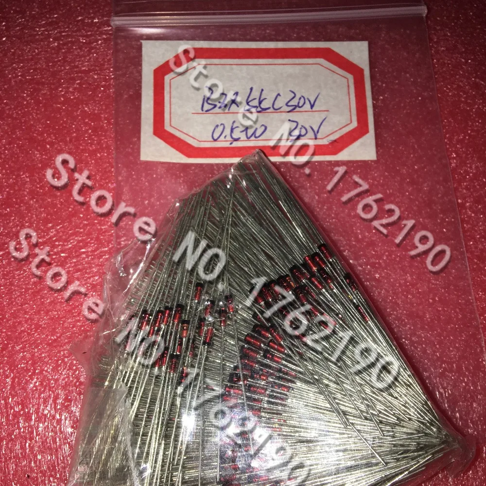 500PCS/LOT BZX55C30…