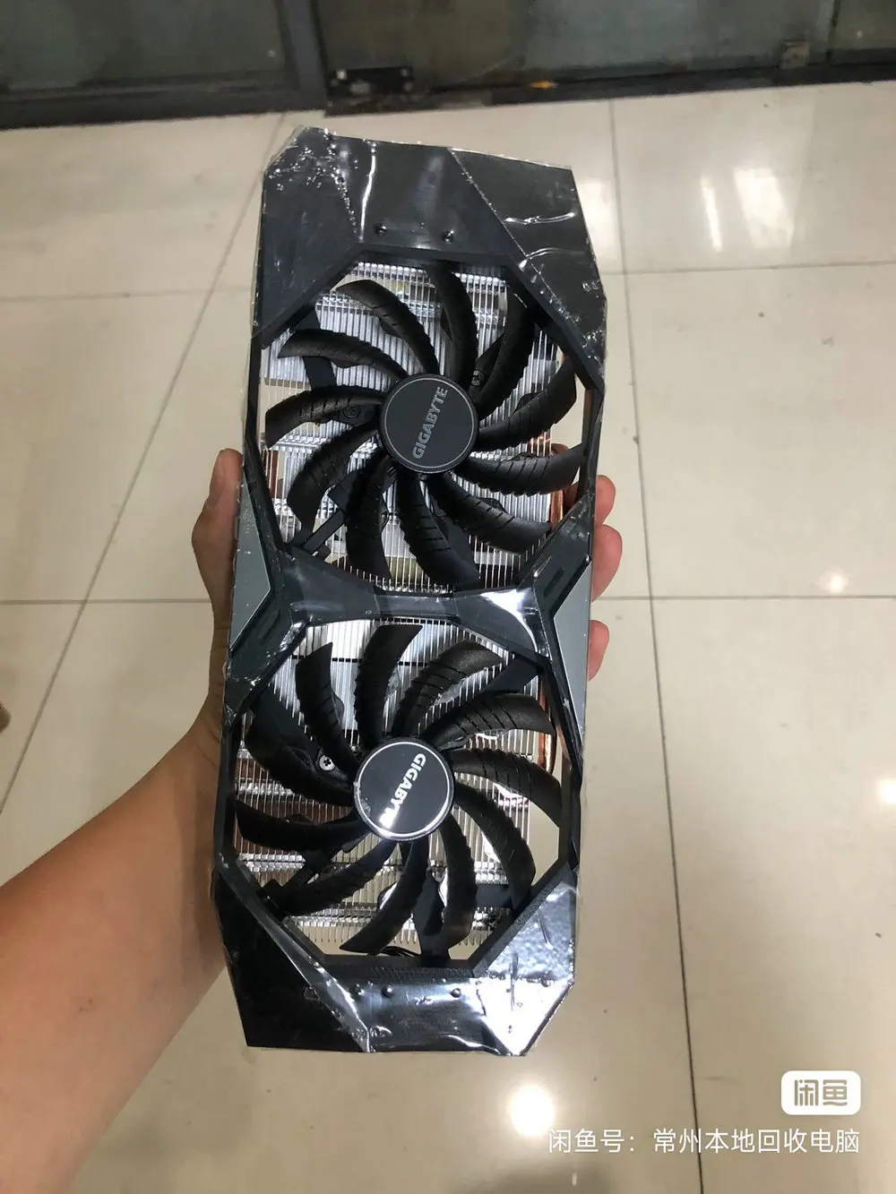 

Новый радиатор-кулер для видеокарты Gigabyte RTX2070 WF2