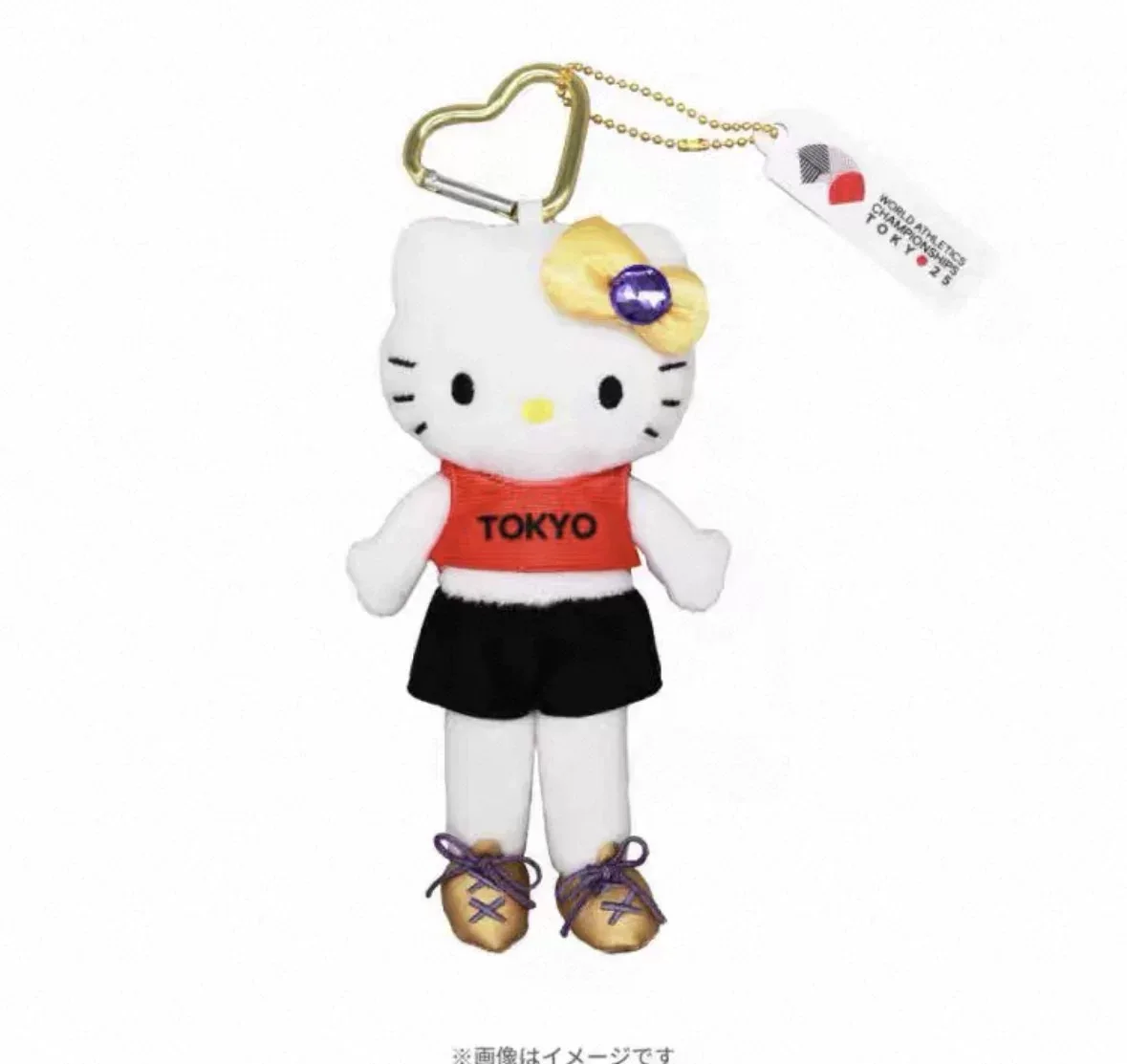 Japonês escuro pele de justo gatinho pernas longas atletismo chaveiro de pelúcia kawaii campo equipe sanrio gatinho boneca de pelúcia mochila pendurado