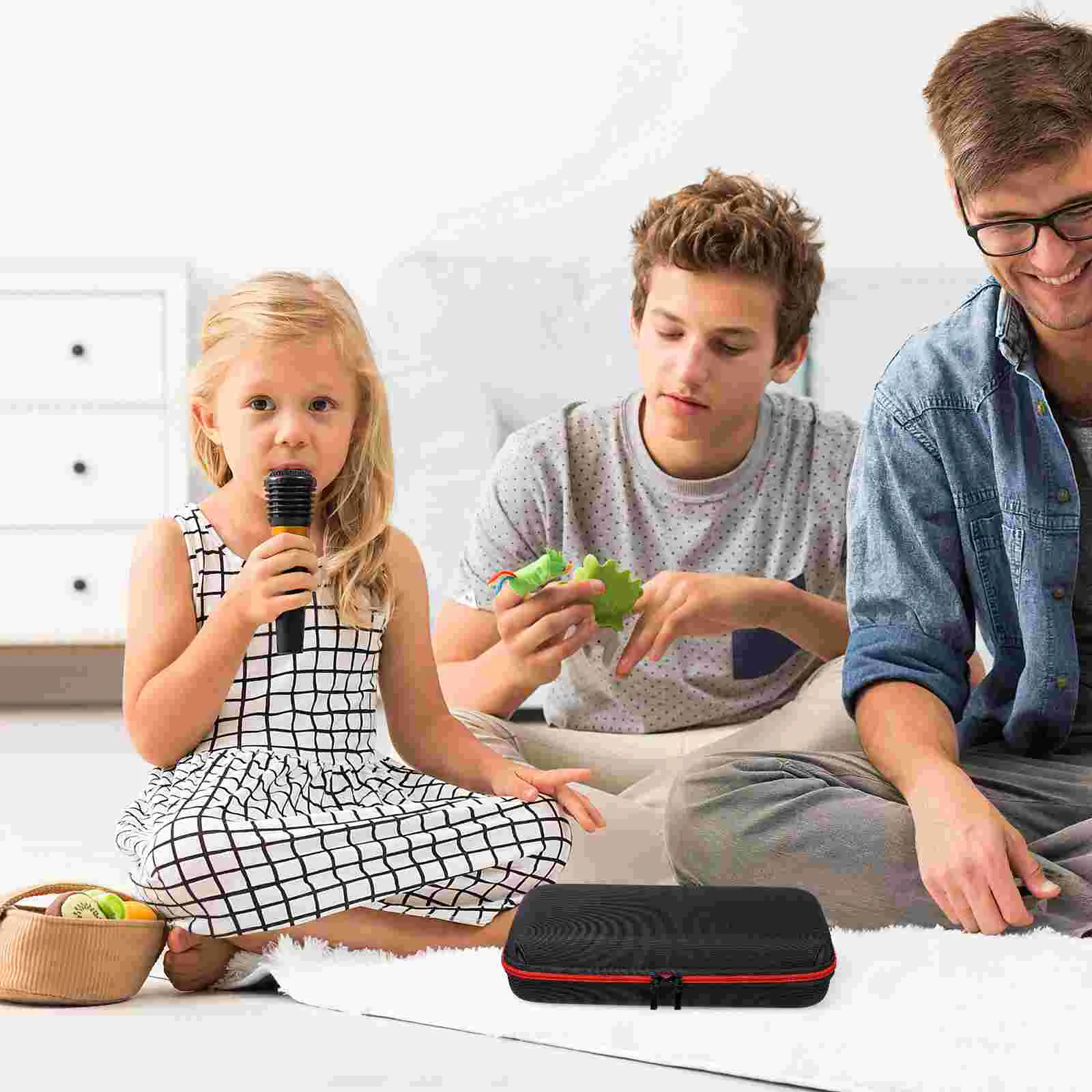 Wireless Microphone Storage Bag Box Pouch Mobile Professional Case Carry Eva Drop-resistant