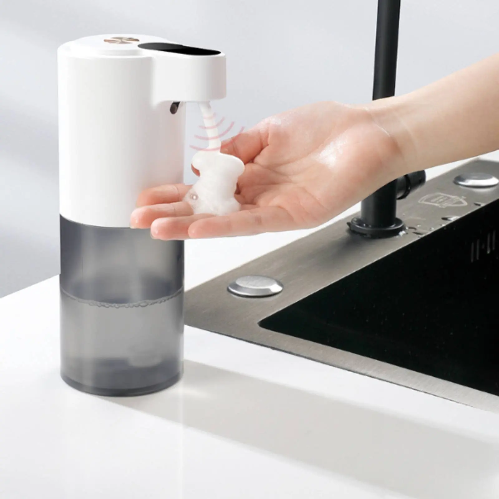 

Automatic Foam Soap Dispenser Fast Reaction Bathroom Accessory for Sink Area