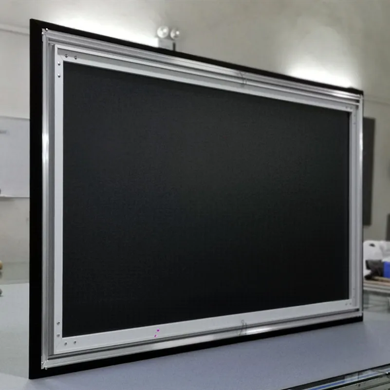 Mivision المسرح المنزلي حسب الطلب حجم 8K بولي كلوريد الفينيل الأبيض إطار ثابت شاشة العرض