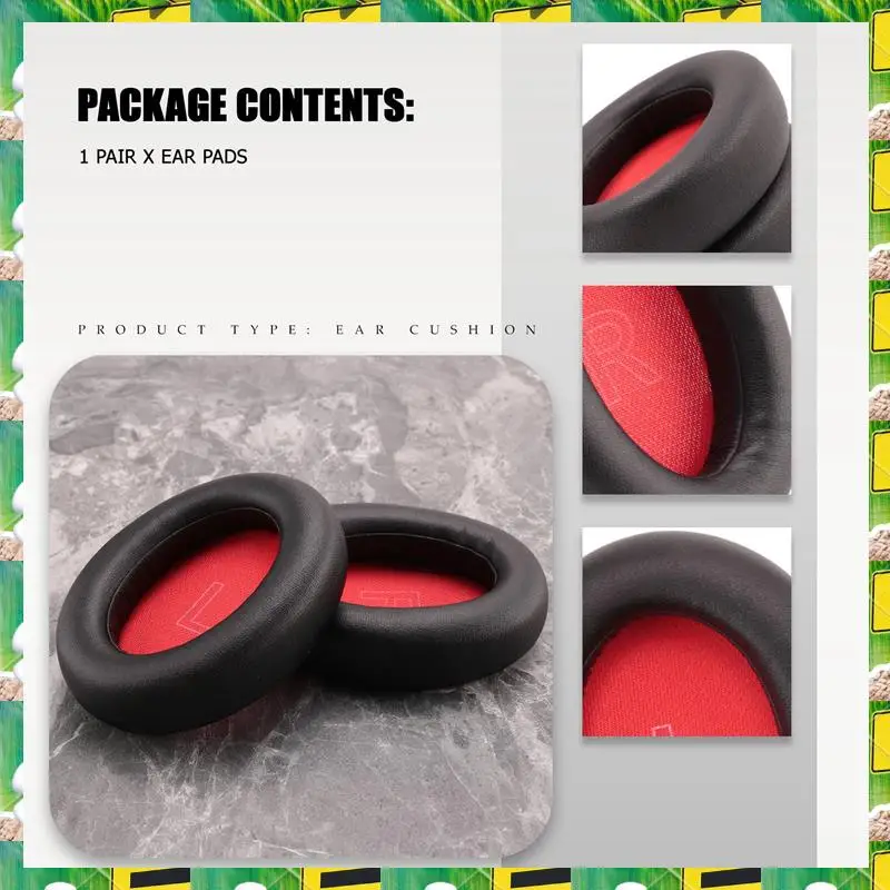 3C الإلكترون استبدال الأذن وسادة غطاء رغوة بطانة للأذن وسادة مريحة ل Anker Soundcore Life Q10 / Q10 سماعات بلوتوث ، Rep