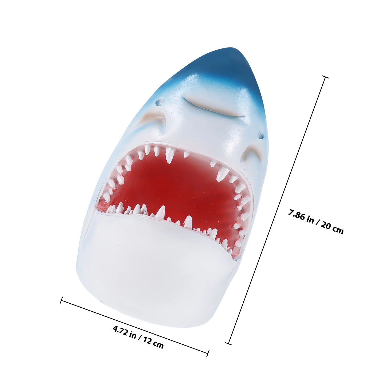 Realistico piccolo squalo Decor Materiale in resina Giardino Bonsai Ornamento Bordi arrotondati Superficie liscia Tocco sicuro Atmosfera Scrivania
