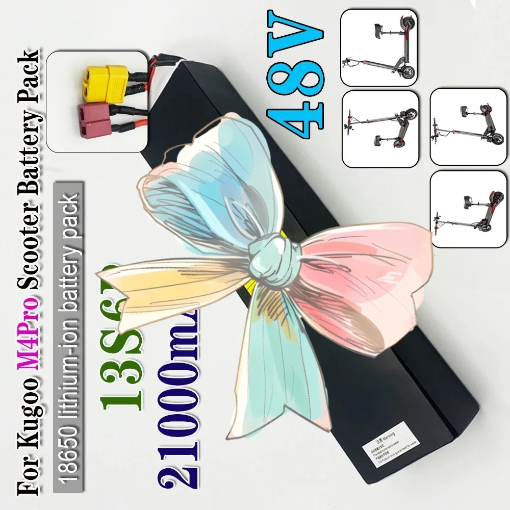 

Kugoo M4/ M4 Pro Electric Scooter 48V battery 21000mAH for Kugoo Kirin M4 Pro, 18650 13S6P battery pack