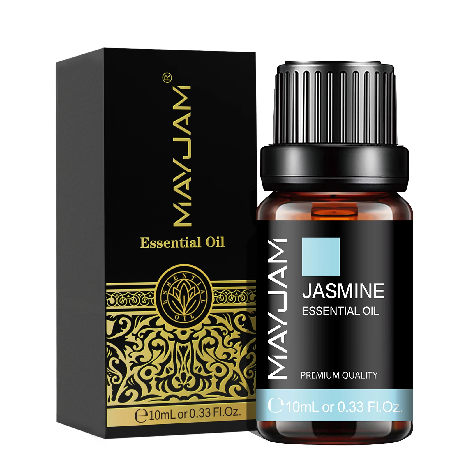 10ml Jasmine Essential Oil Diffuser Aroma Oils Lavender Vanilla Vetiver Sandalwood Eucalyptus Mint Tea Tree Oils