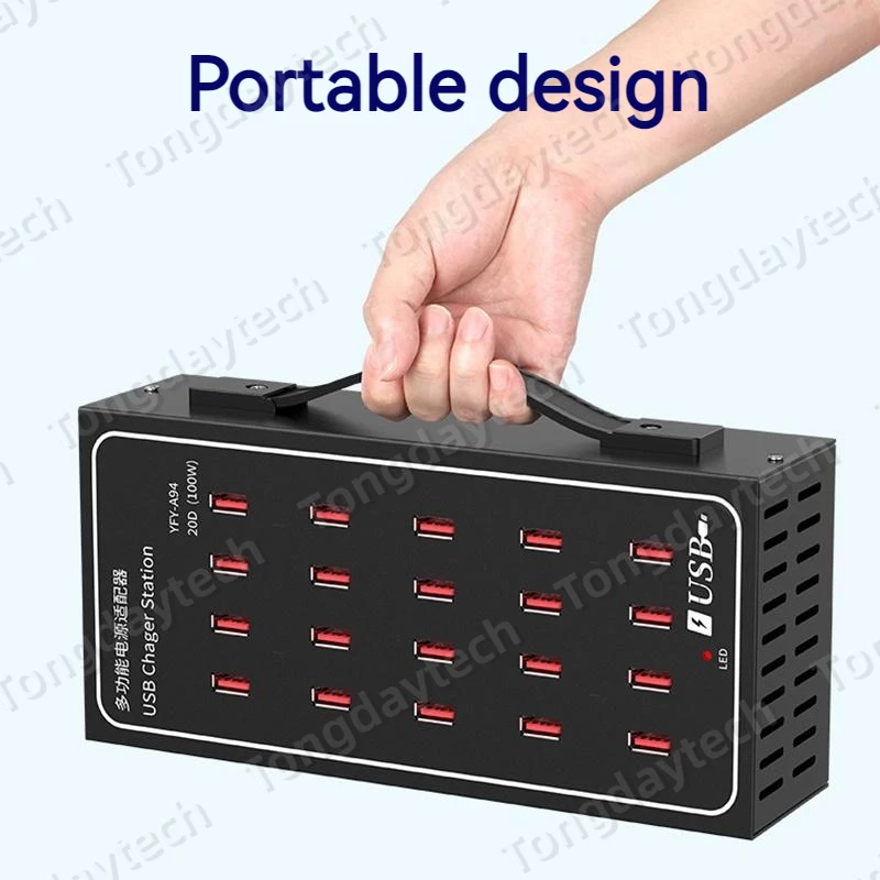 Metal Universal Multi USB Charger Station 300W 60 Ports USB Fast Charging Carregador For Iphone 14 13 12 Pro Max Samsung S23U