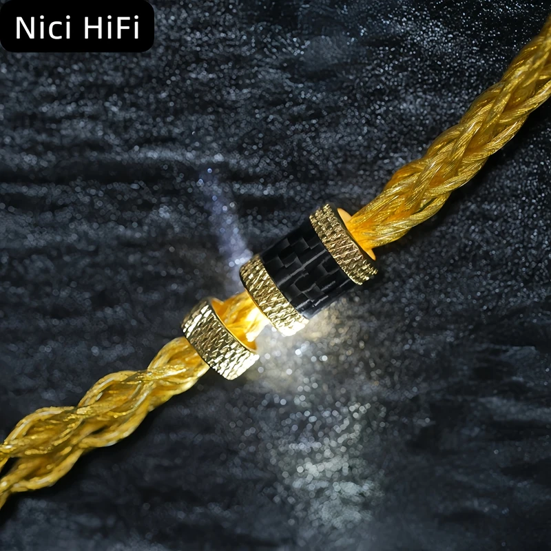 Nici HiFi-16 8 Core Earphone Cable MMCX/0.78 2Pin/Stereo 3.5mm