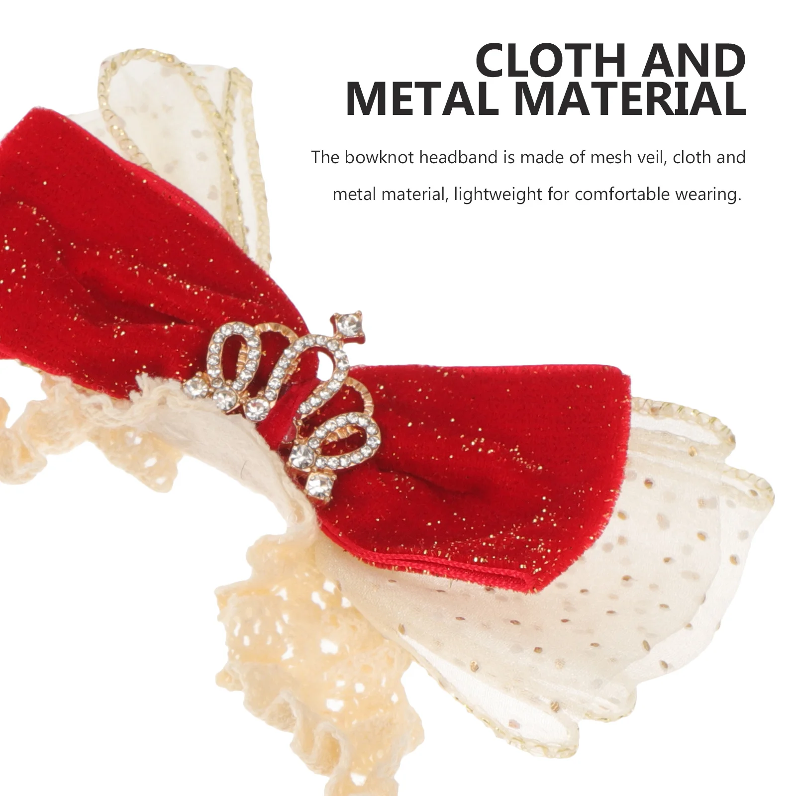 

Red Bow Headband For Girls Cute Elastic Baby Girl Hair Bands Newborn Toddler Headbands Flower Girl Accessories Soft