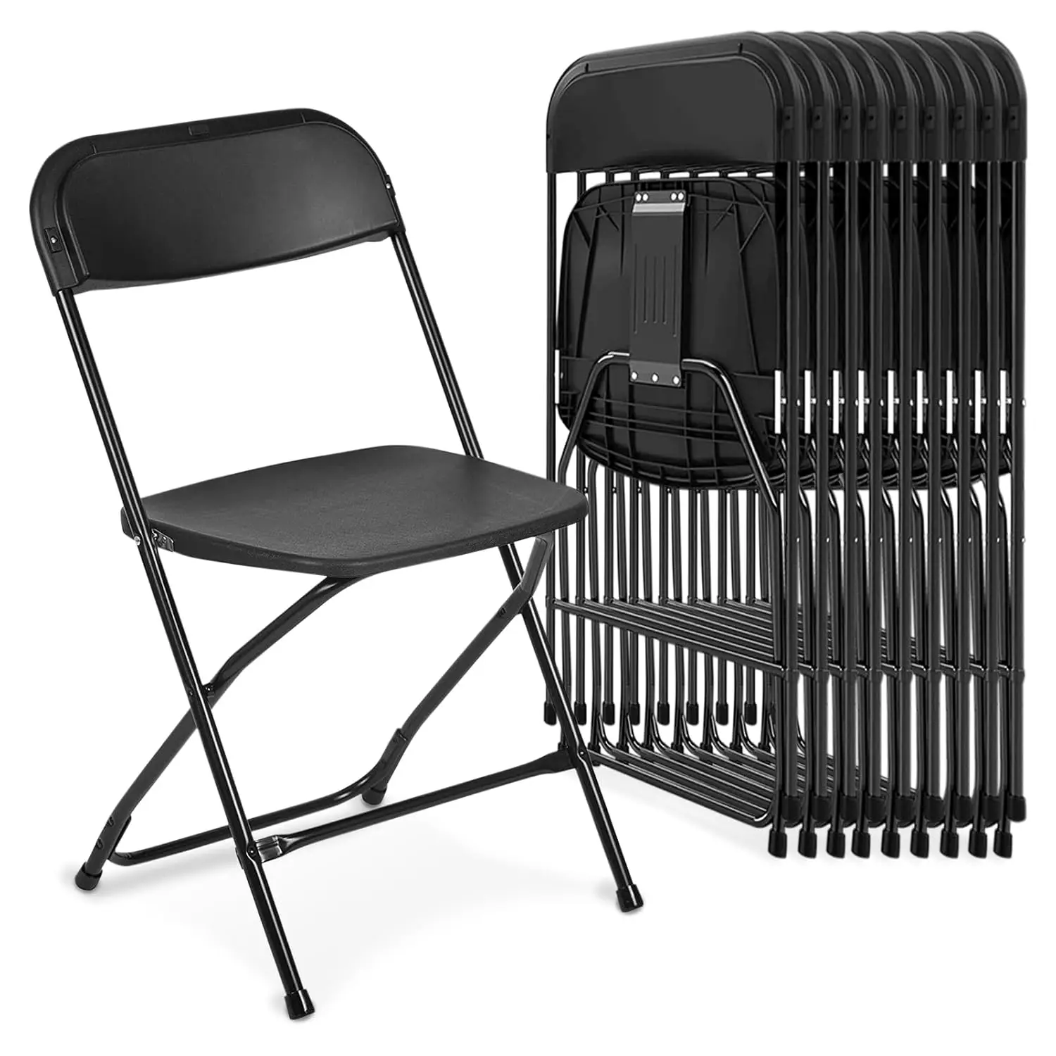 

Folding Chair,Comfortable Event Chair with Back,Portable Stackable Commercial Seat for Indoor and, Customized