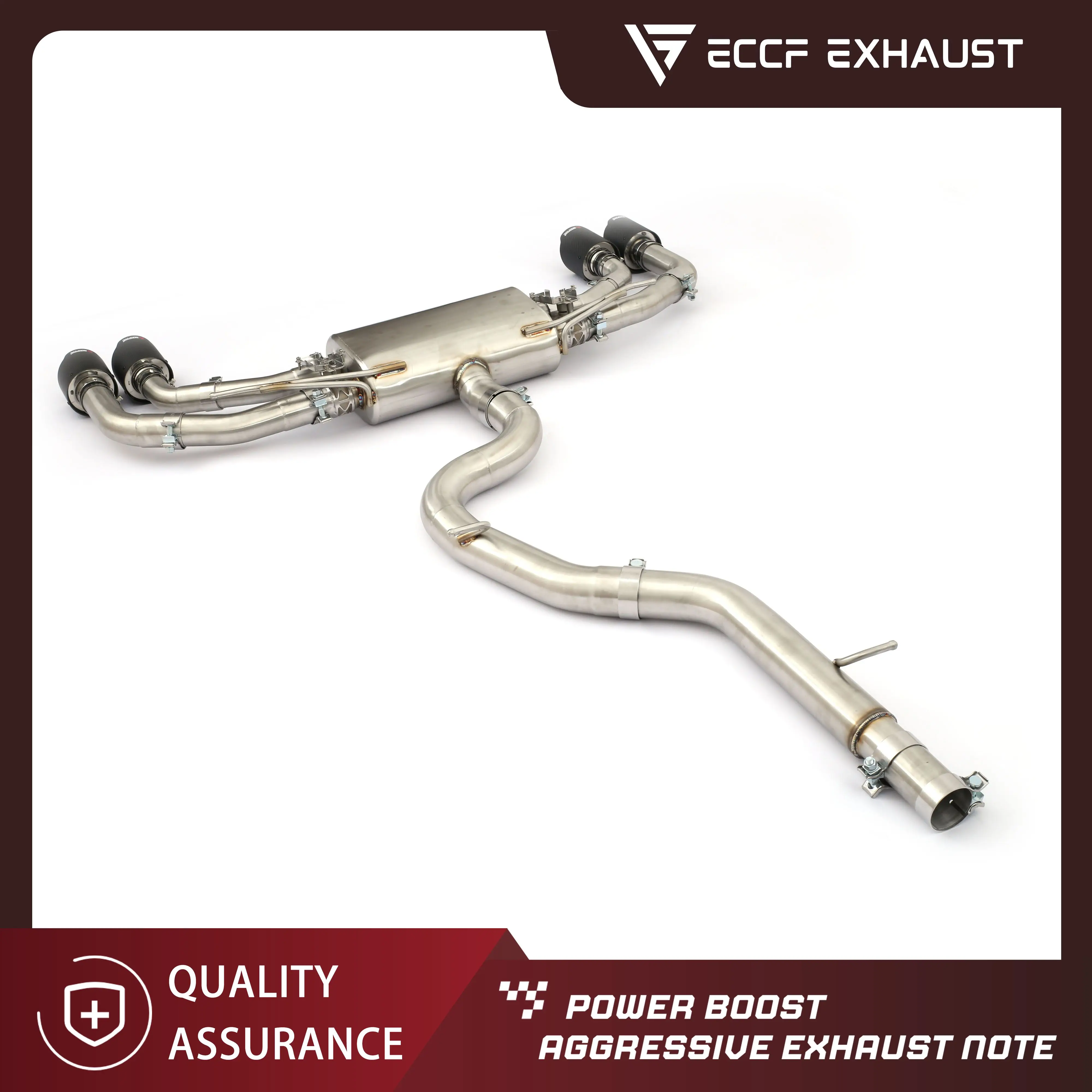 

Valved Sport Sound ECCF Stainless Steel Catback Exhaust For AUDI S3 8Y 2021+ High Performance System