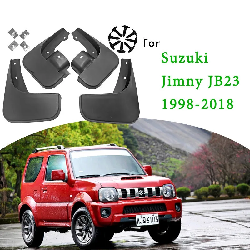 For Suzuki Jimny JB23 JB33 JB43 JB53 Wide Sierra 1998~2018 2009 2013 Mudguards Fender Mud Flaps Guard Splash Car Accessories