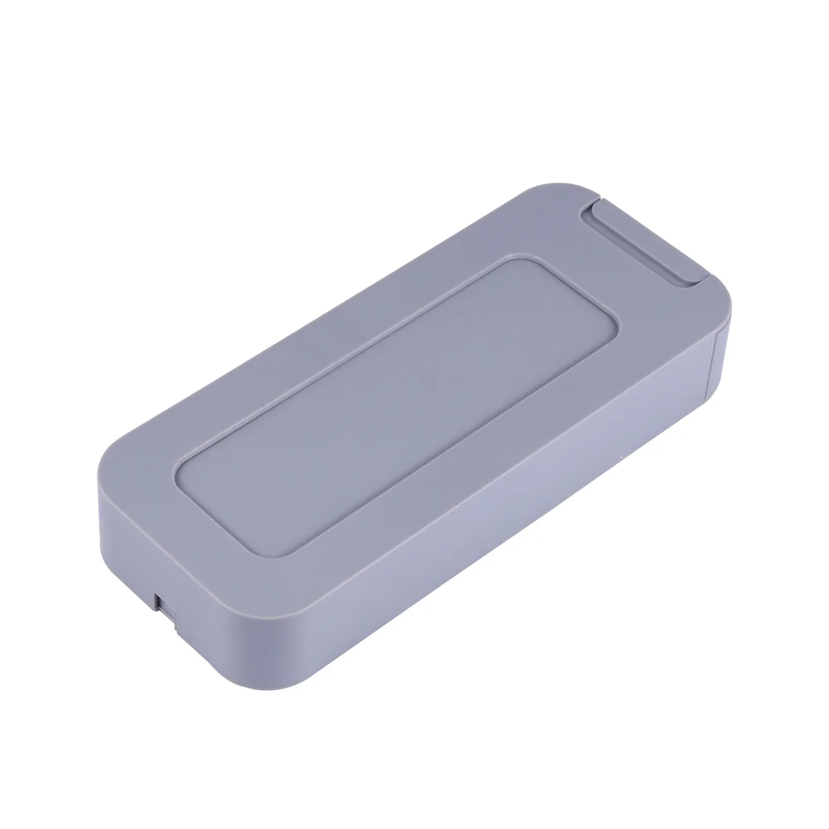 Abs Plastic Drawer Style Storage Box Hidden Adhesive Pen Organizer Under Table Desktop Space Saving Compact Stationery Holder