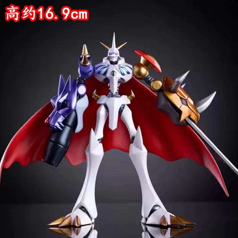 Digimon Adventure Anime Figure, Omegamon, Dukemon Figure, Action Figurine, Model Statue, Butter Collection, Décoration Jouets, Cadeaux, 17cm