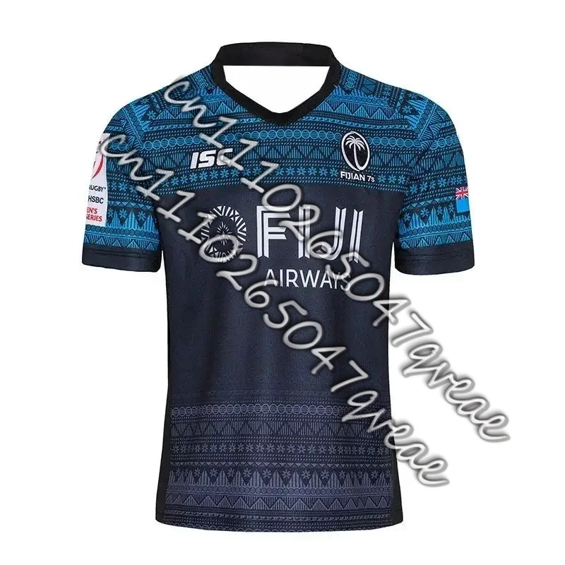 

Новая мужская футболка для регби Фиджи 2026 года, большого размера, летняя, дышащая, быстросохнущая, для активного отдыха, с 3D-печатью, повседневная, для фитнеса