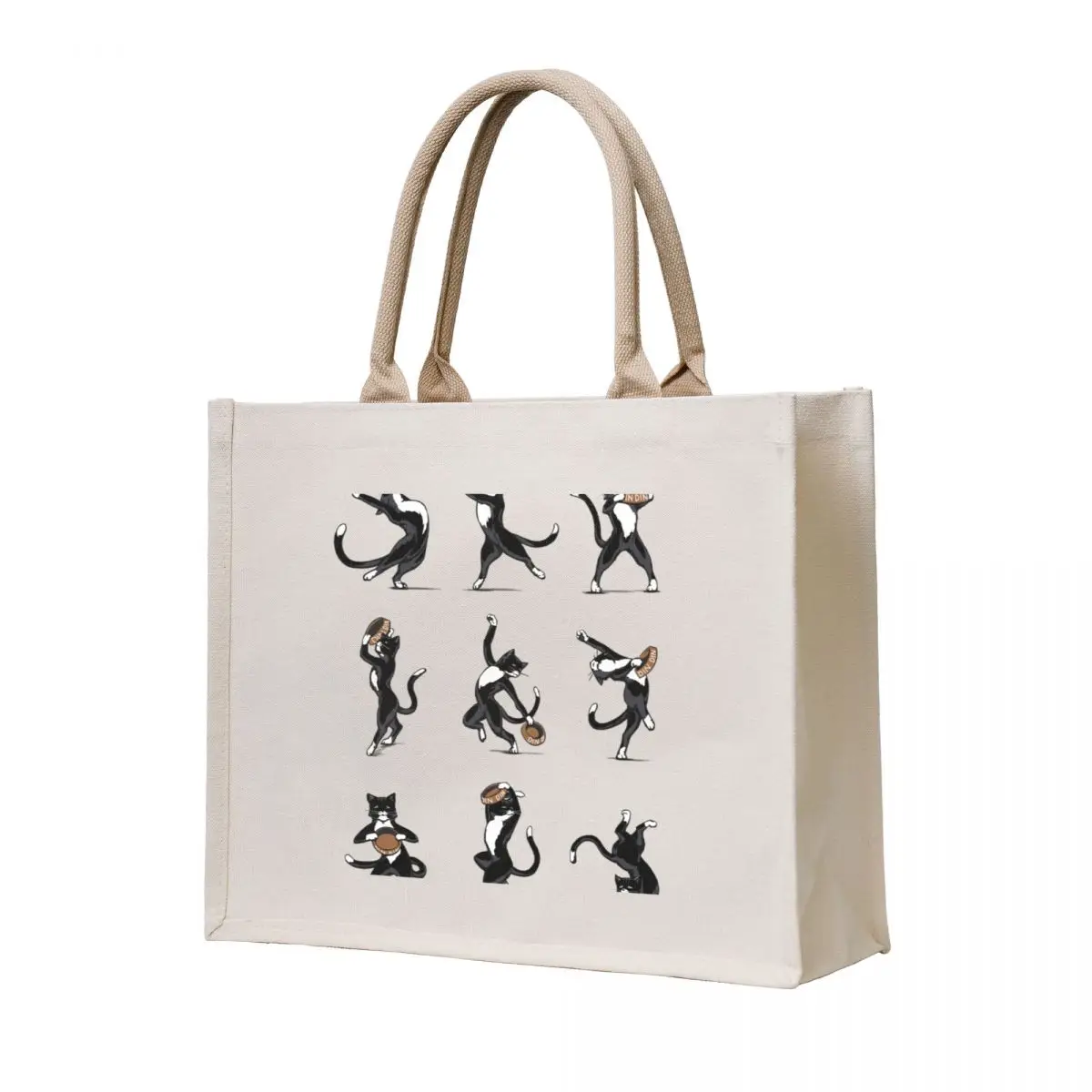 

The Dinner Dance - Tuxedo Cat Tote Bag woman shopping bag Gift bag Women's