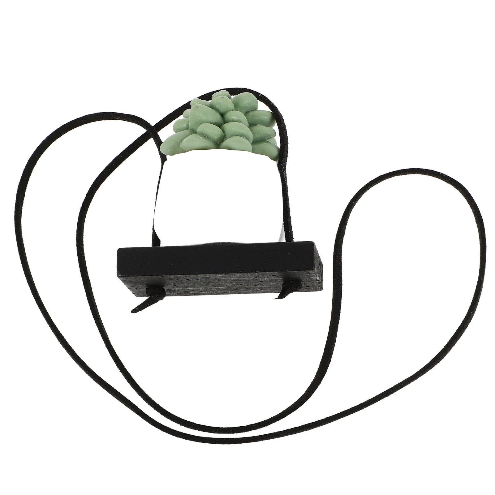 

Swing Cactus Resin Car Mirror Hanging Ornament Cute Potted Succulent Plants Rearview Pendant Charm Stylish Car Interior