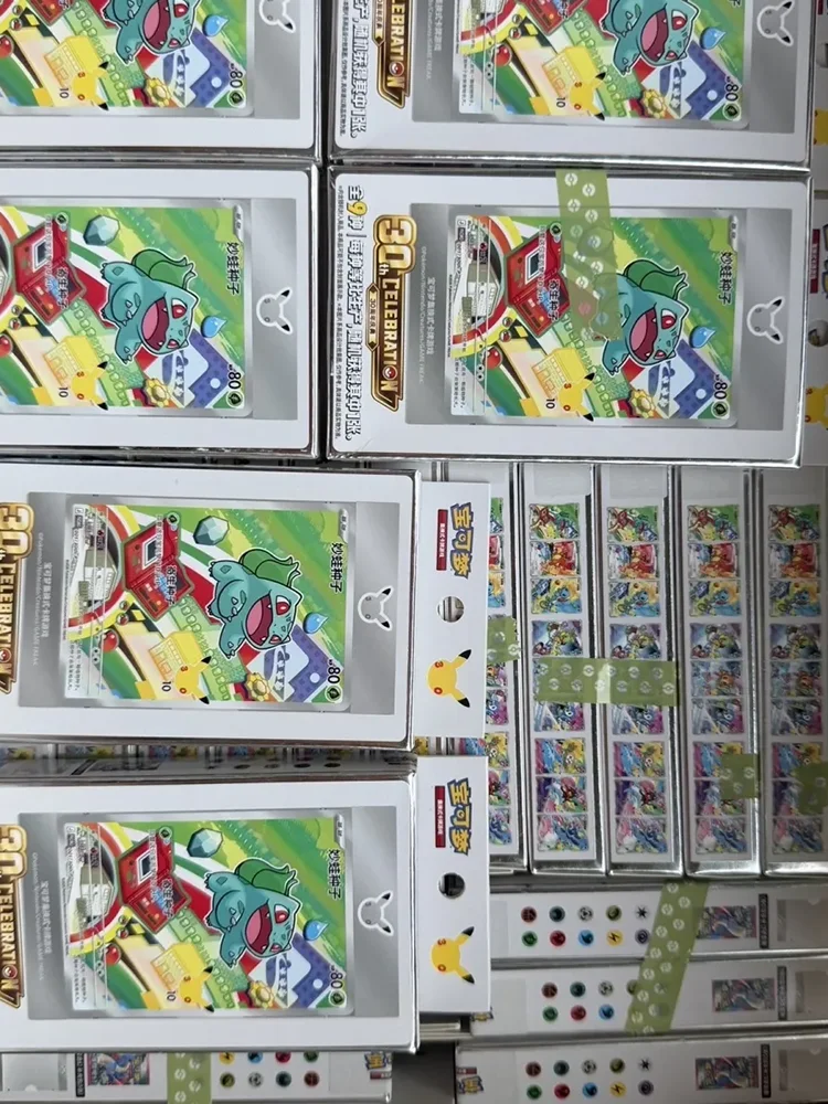 100% Echte Pokemon 30th Anniversary Celebration Vol 1 Speciale Illustratie Set Originele Partnersets Ptcg Collection Card Toy - afbeelding 2