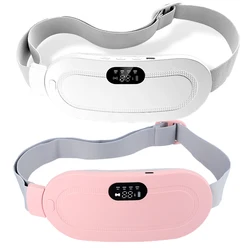 Electric Period Cramp Massager Menstrual Vibrator Heating Belt  Women Waist Stomach Warming Uterus Cold Dysmenorrhea Pain Relief