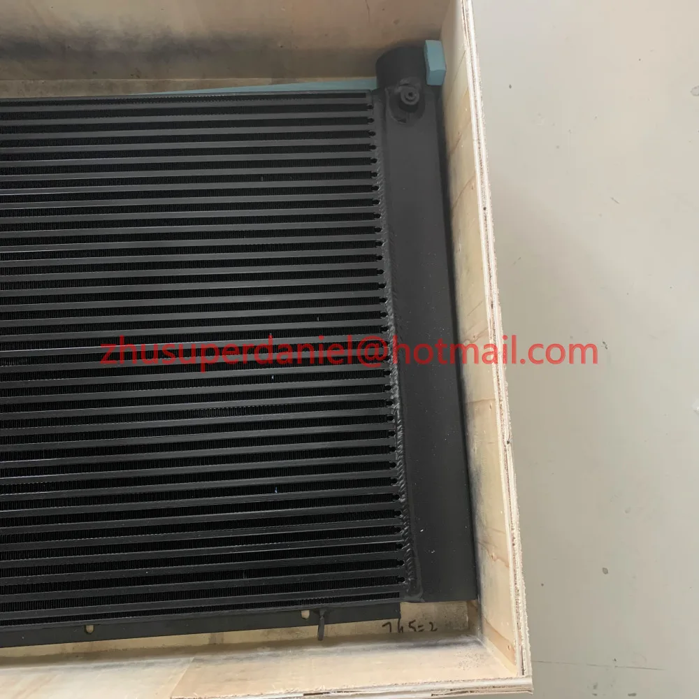 54365945 black aluminum air oil cooler after cooler for IR screw air compressor
