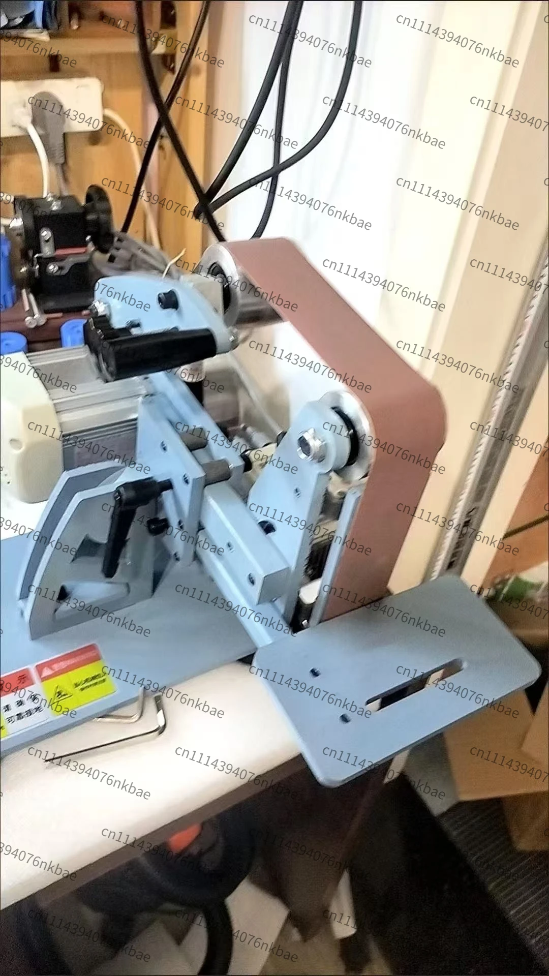 915×50mm Electric Belt Sander, Vertical & Horizontal Dual Purpose Sanding Belt Grinder Machine 110V/220V