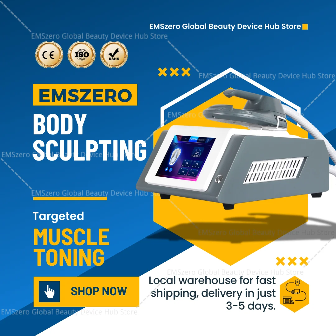 EMSzero Slimming Healthy EMS Body Sculpt Machine RF Sculpt Body Shaping Muscle Machine Electromagnetic Weight Loss