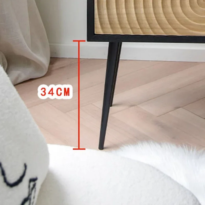 

-Multifunctional Retro Furniture Nordic Style Natural Display Wood Metal Coffee Table And End Table Set