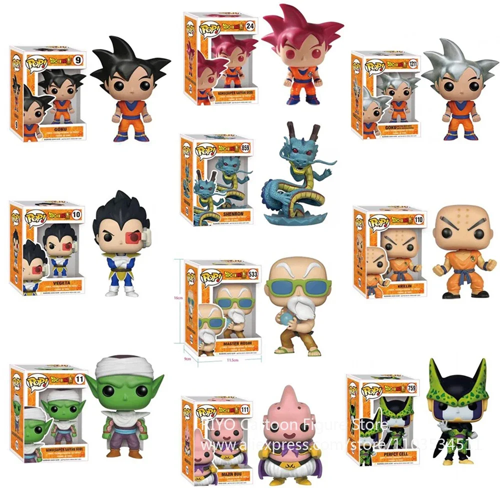3 قطعة Funko POP شخصيات عشوائية الديكور الحلي عمل الشكل جمع لعبة مجسمة للأطفال عيد ميلاد اللعب هدايا عيد الميلاد