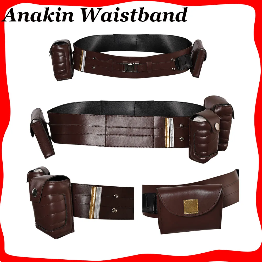 

Jedi Disguise Knight Anakin Cosplay Belt Waistband Holster Movie Space Battle Costume Accessories Men Roleplay Prop Halloween