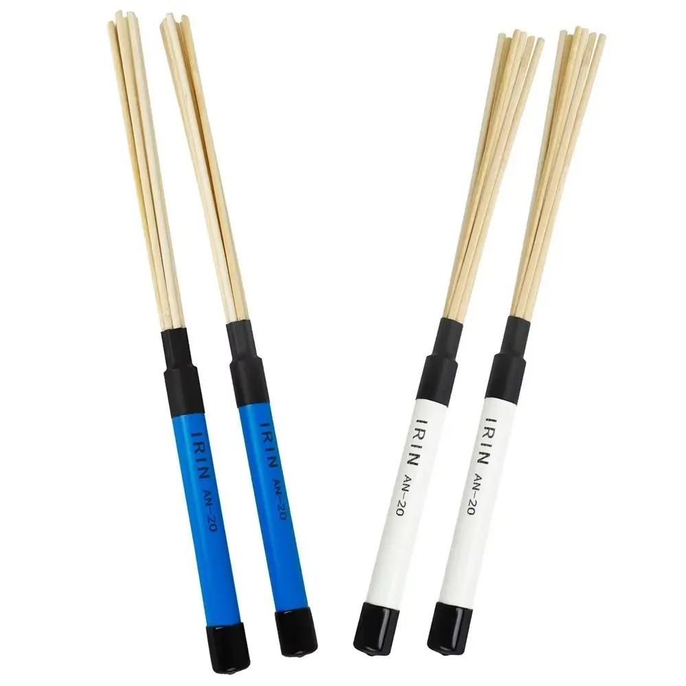 1Pair Bamboo Drumsticks Multi-Rod Bundle Bamboo Jazz Drum Sticks Brushes Rod High Quality Percussion Instrument Accessorie