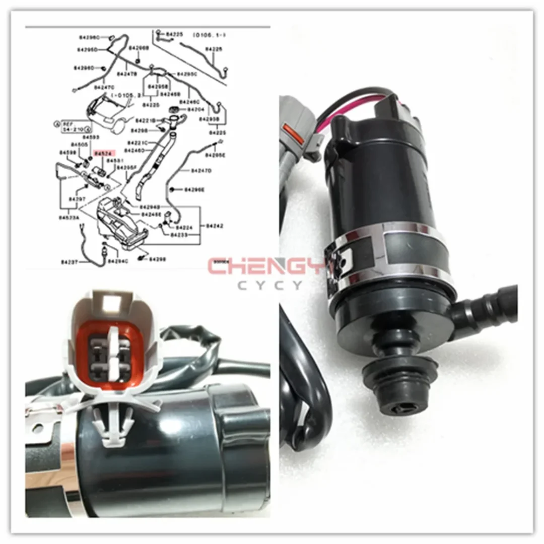

Headlamp Washer Motor Headlamp Water Spray Motor Water For Pajero Montero V63W V73W V77W V78W MN117943 (2002-)