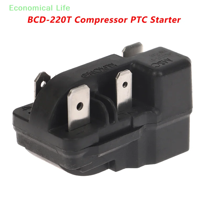 1PCS Suitable For Refrigerator BCD-220TG Compressor PTC Starter KLIXON Over-temperature Overload Protection Relay
