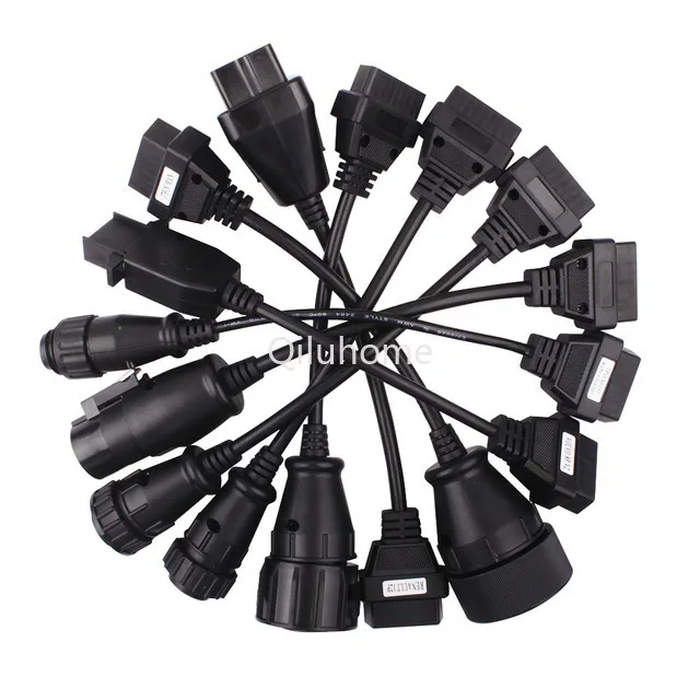 Full Set 8PCs Truck Cables Set for TCS DS150 OBD2 Truck Adapter Cable