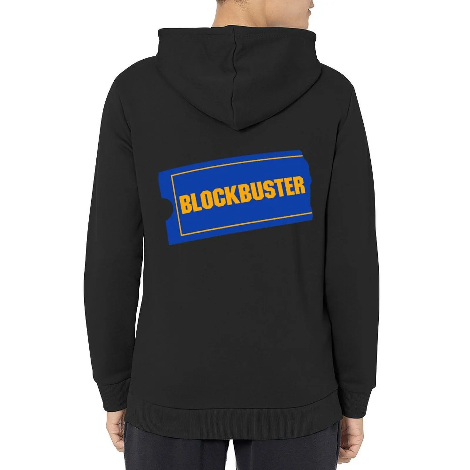 

Blockbuster Retro Logo Essential Hoodie mens designer clothes men's sweat-shirt set korean clothes men wear tracksuit