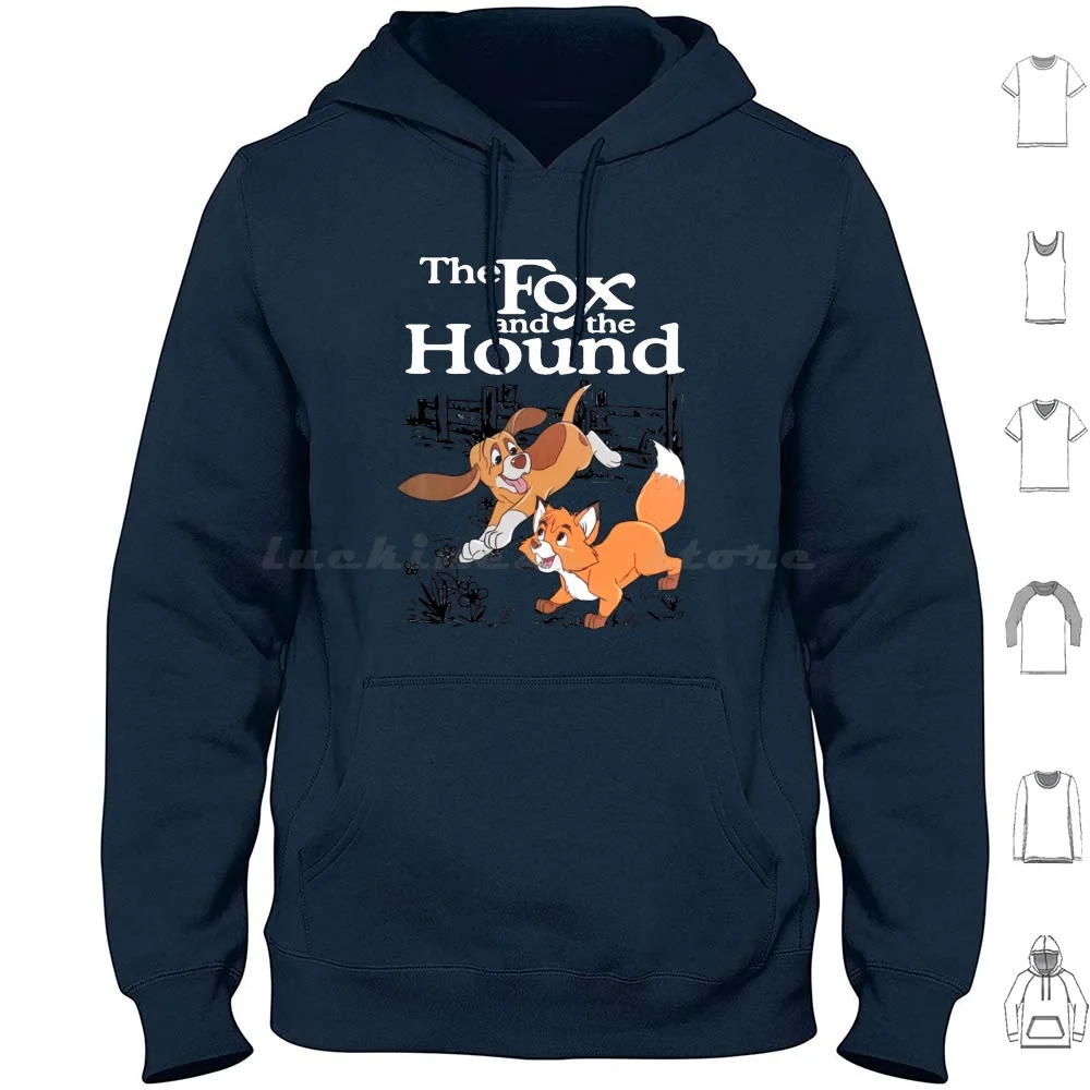 Fox And The Hound Hoodie cotton Long Sleeve Fox Fox And The Hound The Fox And The Hound Hound Tod Copper Classic Dog Vixey