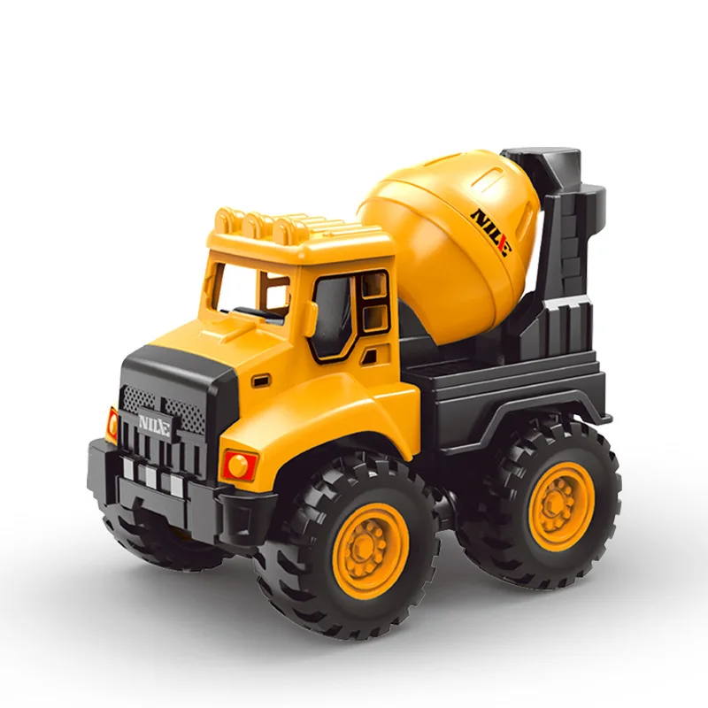 Children\'s Excavator Mixer Truck Dumper Simulation Engineering Vehicle Toys Inertia Car Toys For Children Boys Birthday Gift