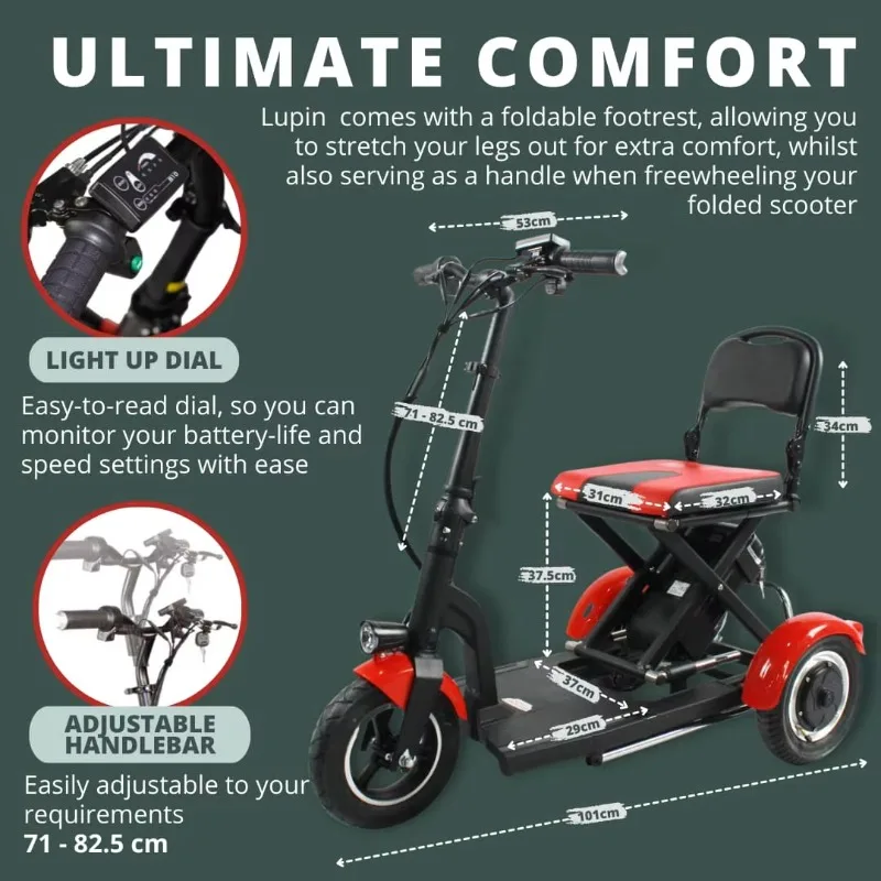Sturdy Self Balancing Comfortable Electric Kick Scooter with Wide Cushion for Morning Park Yoga Classes