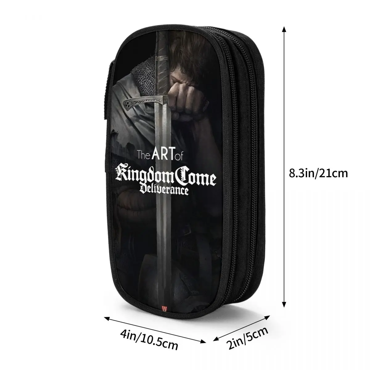 جميل المملكة تأتي Deliveryance RPG مقلمة مقلمة pencelcases القلم للطلاب حقيبة تخزين كبيرة مكتب سستة القرطاسية