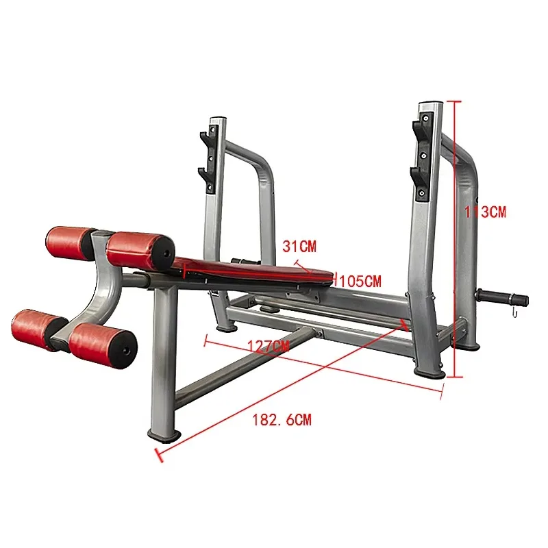 

Крытые скамья с плоским наклоном, оборудование для спортзала, коммерческая регулируемая весовая скамья с удлинителем ног, горячая распродажа