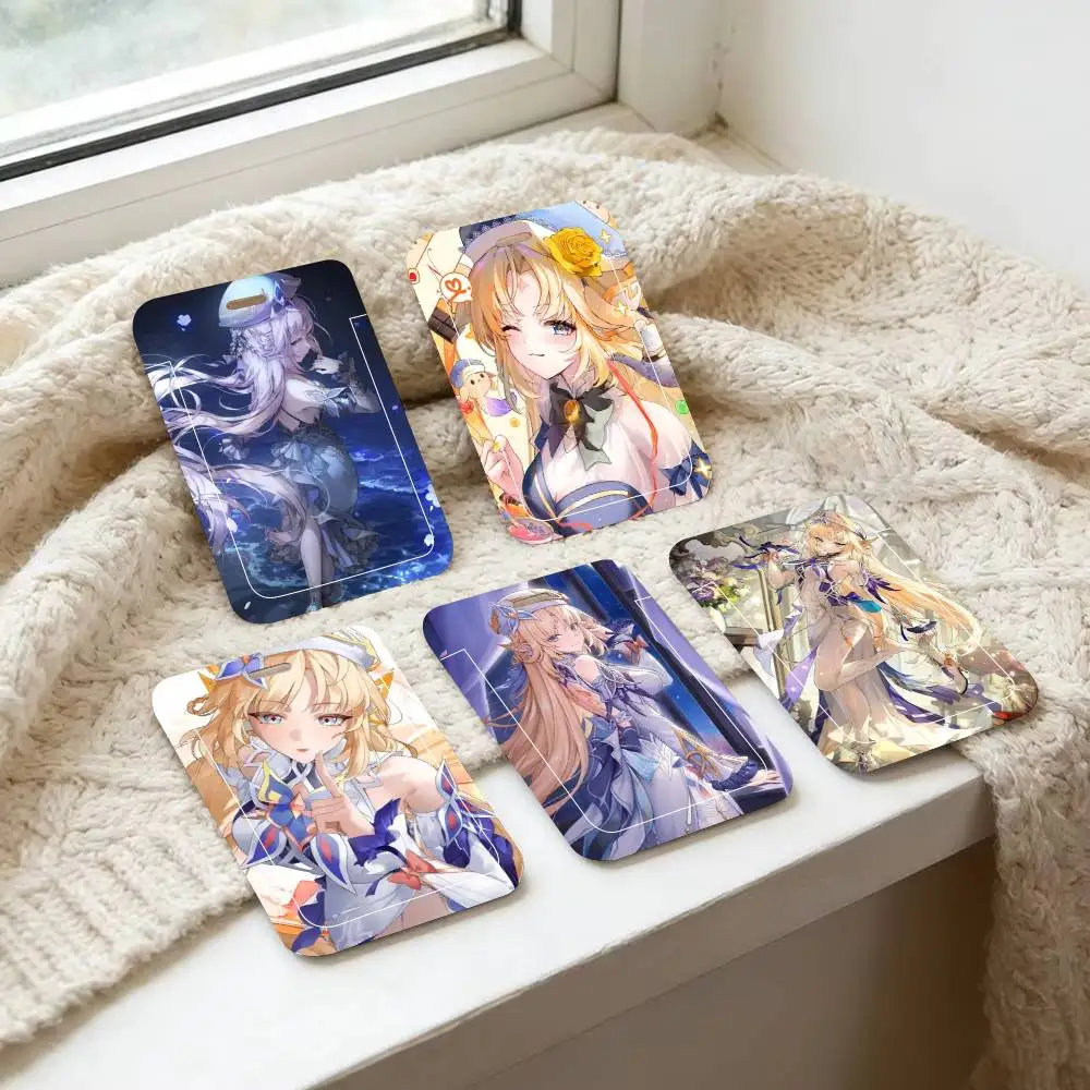 Genshin Impact Nicole Reeyn Game   ID Card Holder Lanyard Covers Women Men Work Permit Holder Students Kids Bus Cards Case
