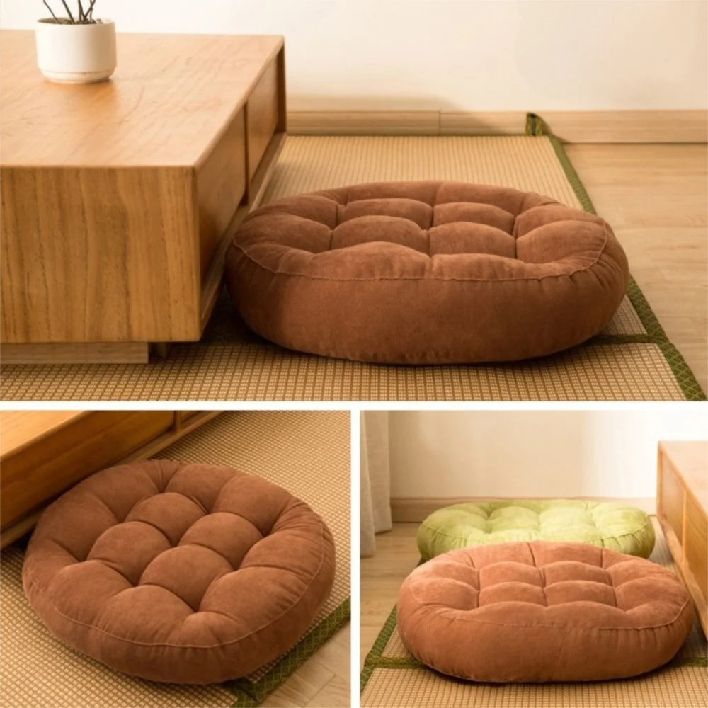 ファッションコーデュロイフロアクッション無地厚手畳マットパッ - Meditation Cushion Zafu のレビューと価格