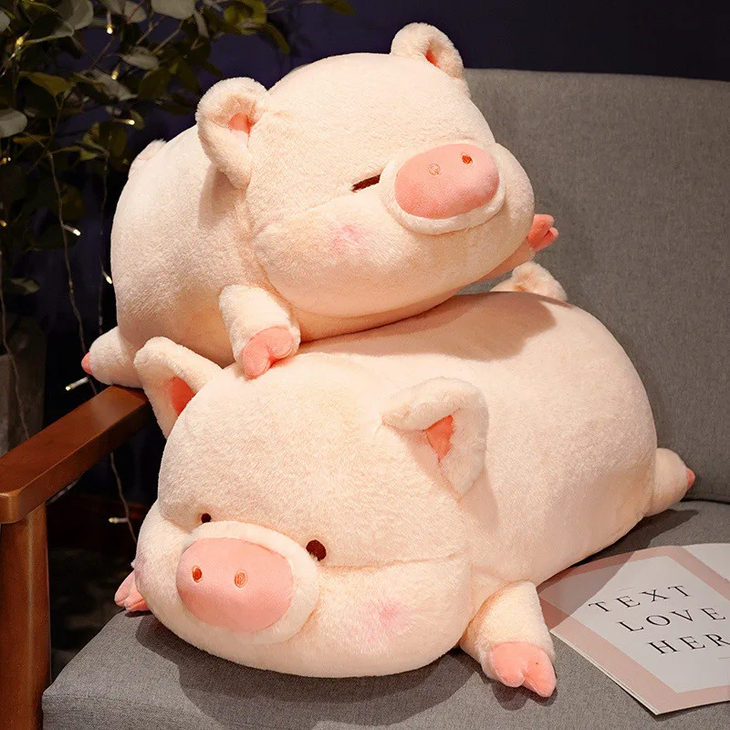 

40/50/60cm Lovely Plush Piggy Toys Cute Stuffed Soft Animal Pillow Fluffy Pig Plush Cushion for Children Girls Appease Gifts