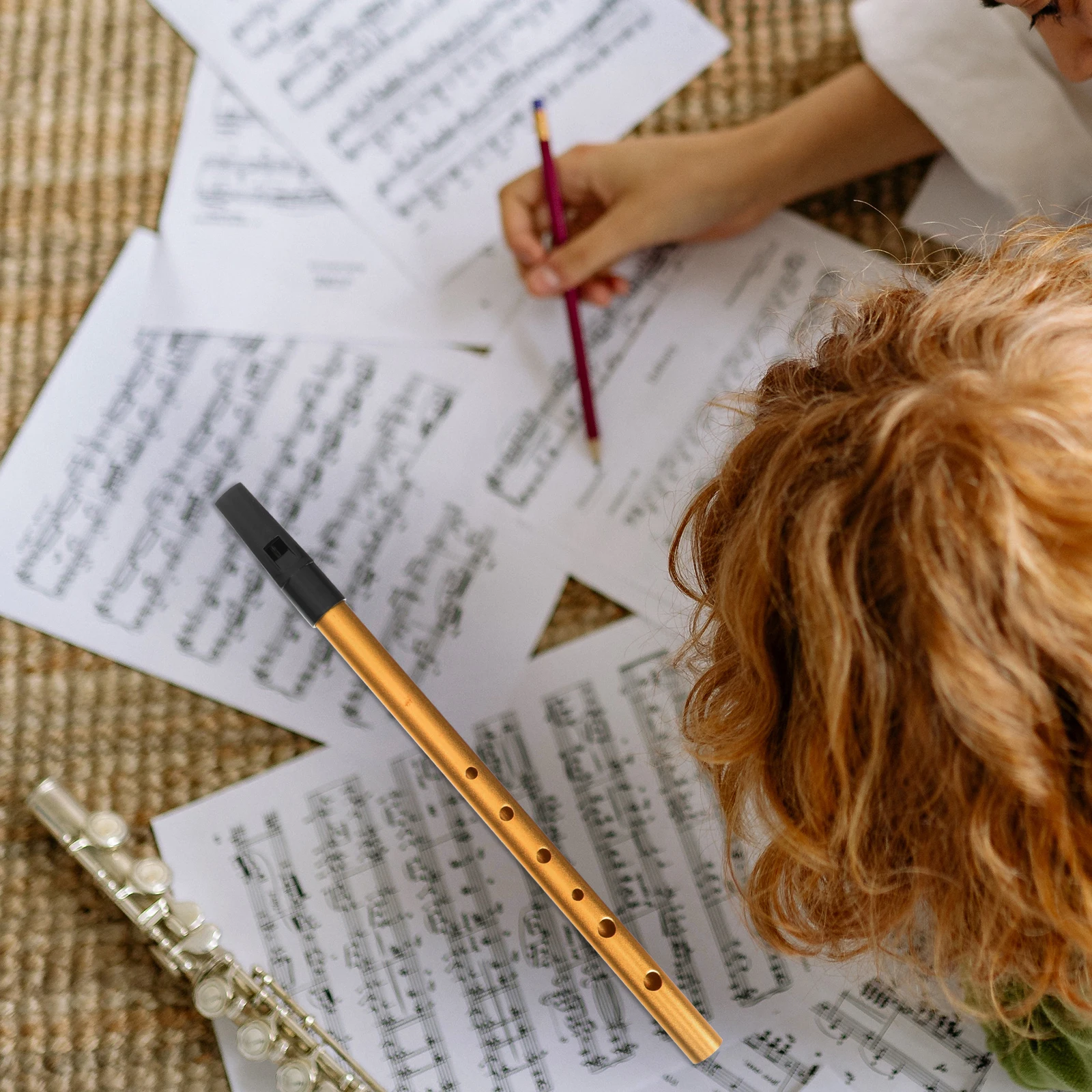 

Professional Beginner Clarinet For Children 6-Hole Wind Instrument D Key Clarinet Student Practice Instrument Recorder