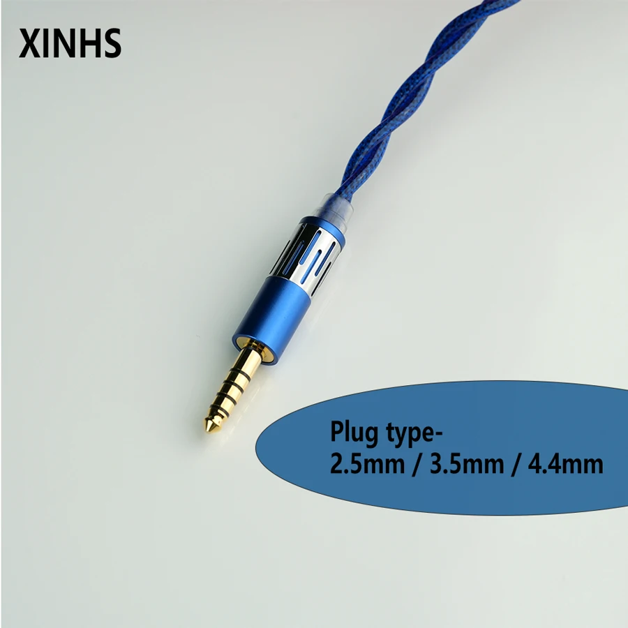XINHS XH122 | 2-adriges Hi-Res HiFi-Upgrade-Kabel | Koaxial Dual-Layer Shielded 7NOCC – Detail 4