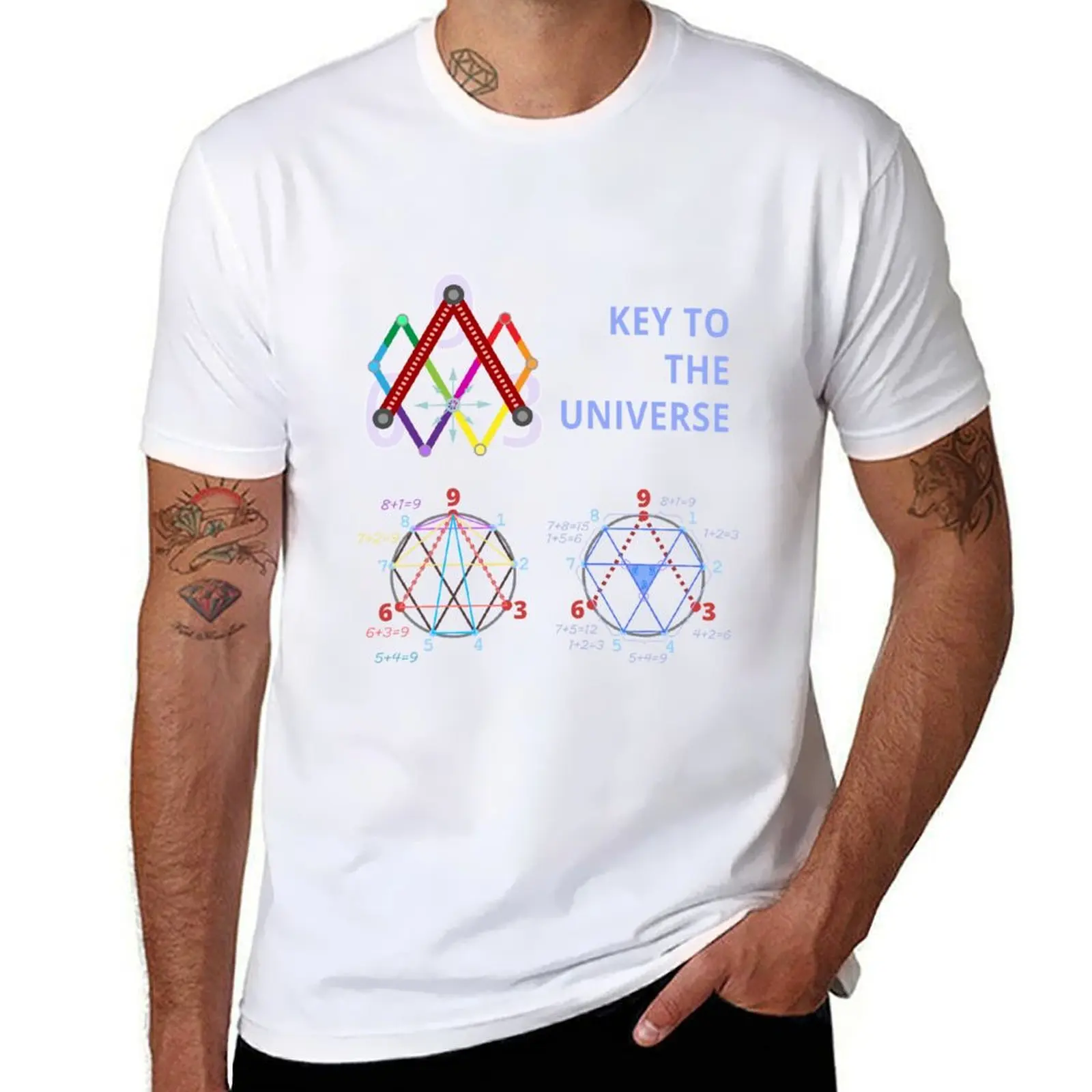 

Key To The Universe T-Shirt Street Art Print Tee Shirt