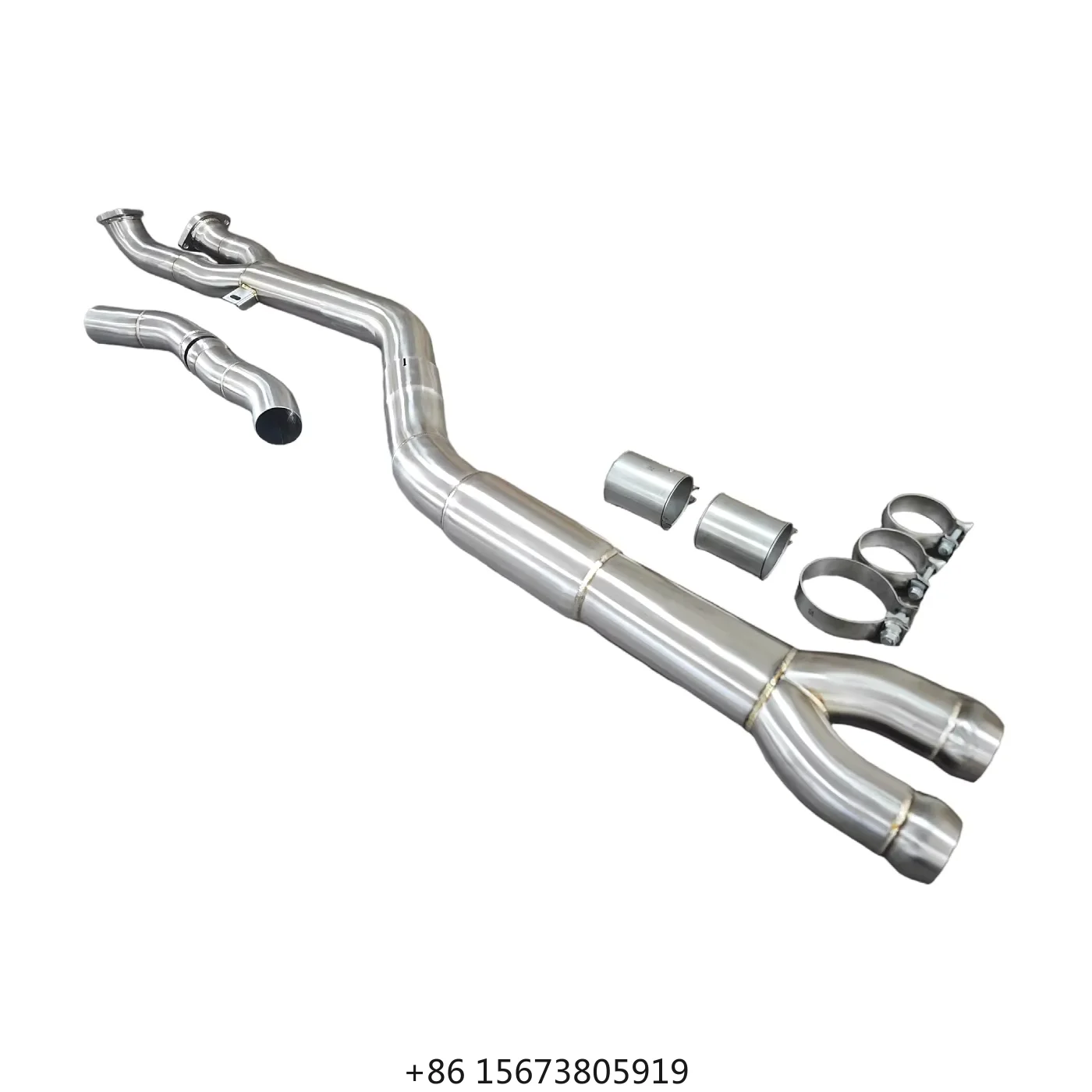 G80 M3 G82 M4 S58 Resonated Single Midpipe Resonated Design Single Midpipe Stainless Steel Reduces Noise Enhances Sound High-Per