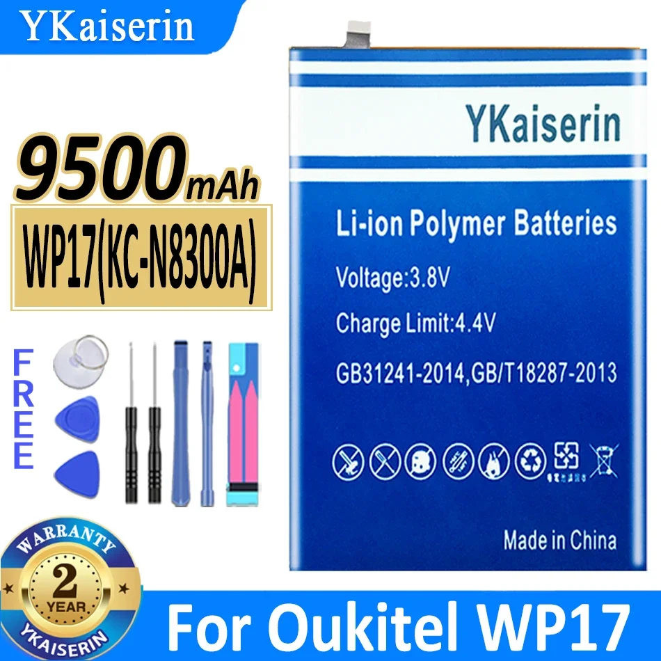 

YKaiserin KC-N8300A 9500mah Battery For Oukitel WP17 High Capacity