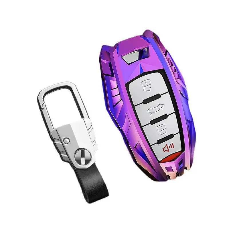 

Premium Zinc Alloy Key Case for Haval H4/H6/H8/H9/F5/M6 - Protective Mecha Shell Key Bag Chain